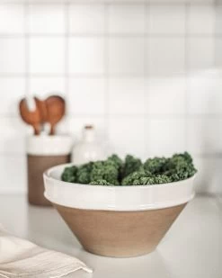 Servierschale Steingut 25 Cm -Heimtextilien Geschäft 402267 37919