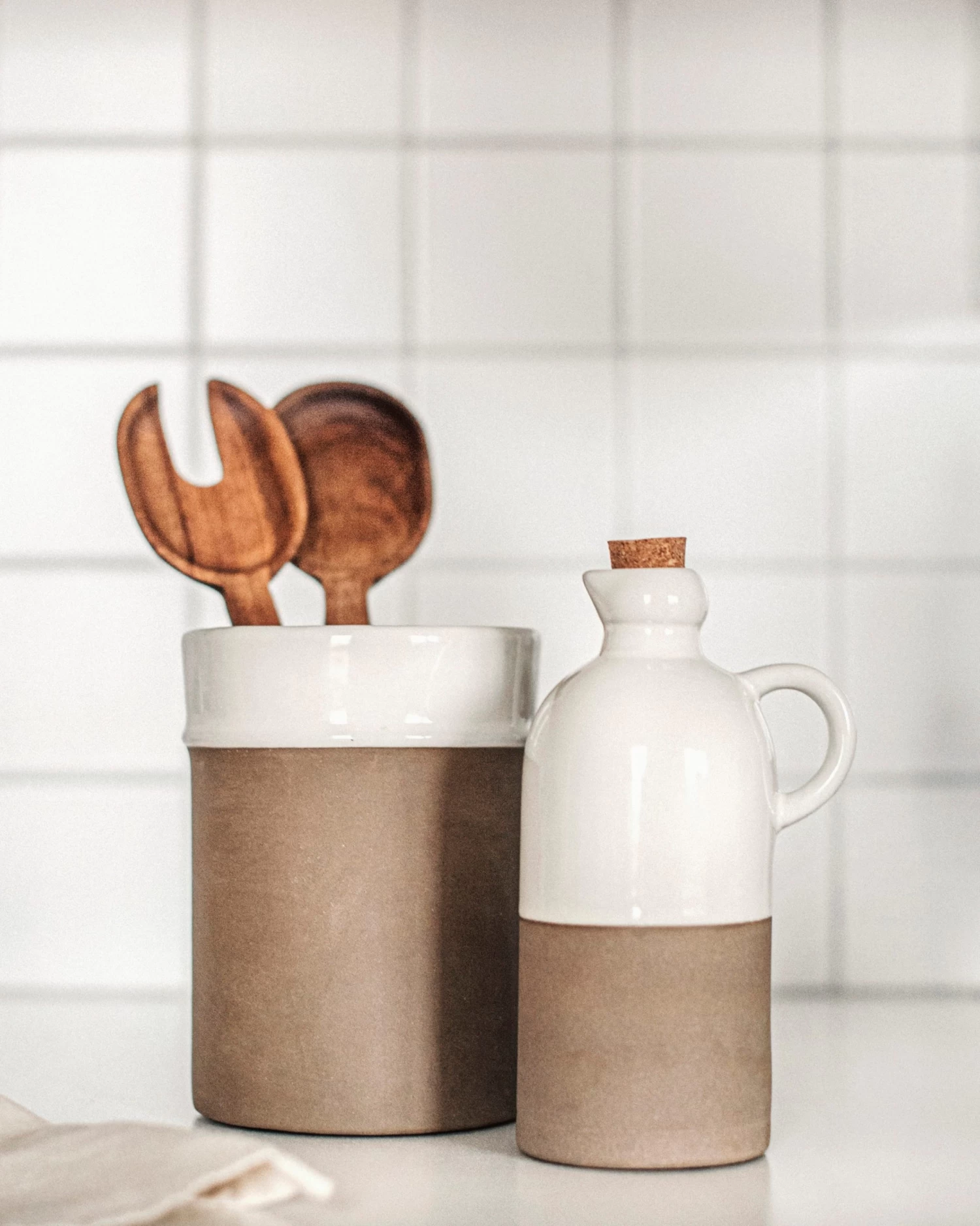 Öl- Und Essigflasche Steingut 6 Öl- Und Essigflasche Steingut – Bild 4