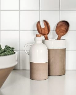 Öl- Und Essigflasche Steingut 12 Öl- Und Essigflasche Steingut -Heimtextilien Geschäft 402268 37916