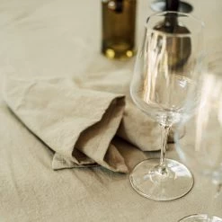 Napkin Linen 2- Pack Light Khaki Green -Heimtextilien Geschäft 402296 35879