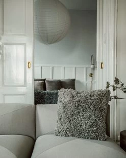 Kissen Shaggy Ungefärbte Wolle 50 X 50 -Heimtextilien Geschäft 402304 36397