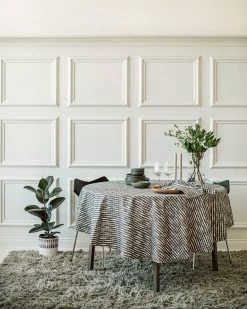 Tischdecke Wasserabweisend Stig Lindberg Ø 180 Cm Bamboo Grau -Heimtextilien Geschäft 402324 36500