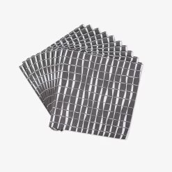 Serviette Stig Lindberg Bamboo Grau -Heimtextilien Geschäft 402332 36961