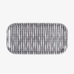 Tablett Stig Lindberg Bambus 43 X 22 Cm Grau