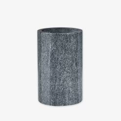 Weinkühler/Utensilienhalter Marmor Dunkelgrau