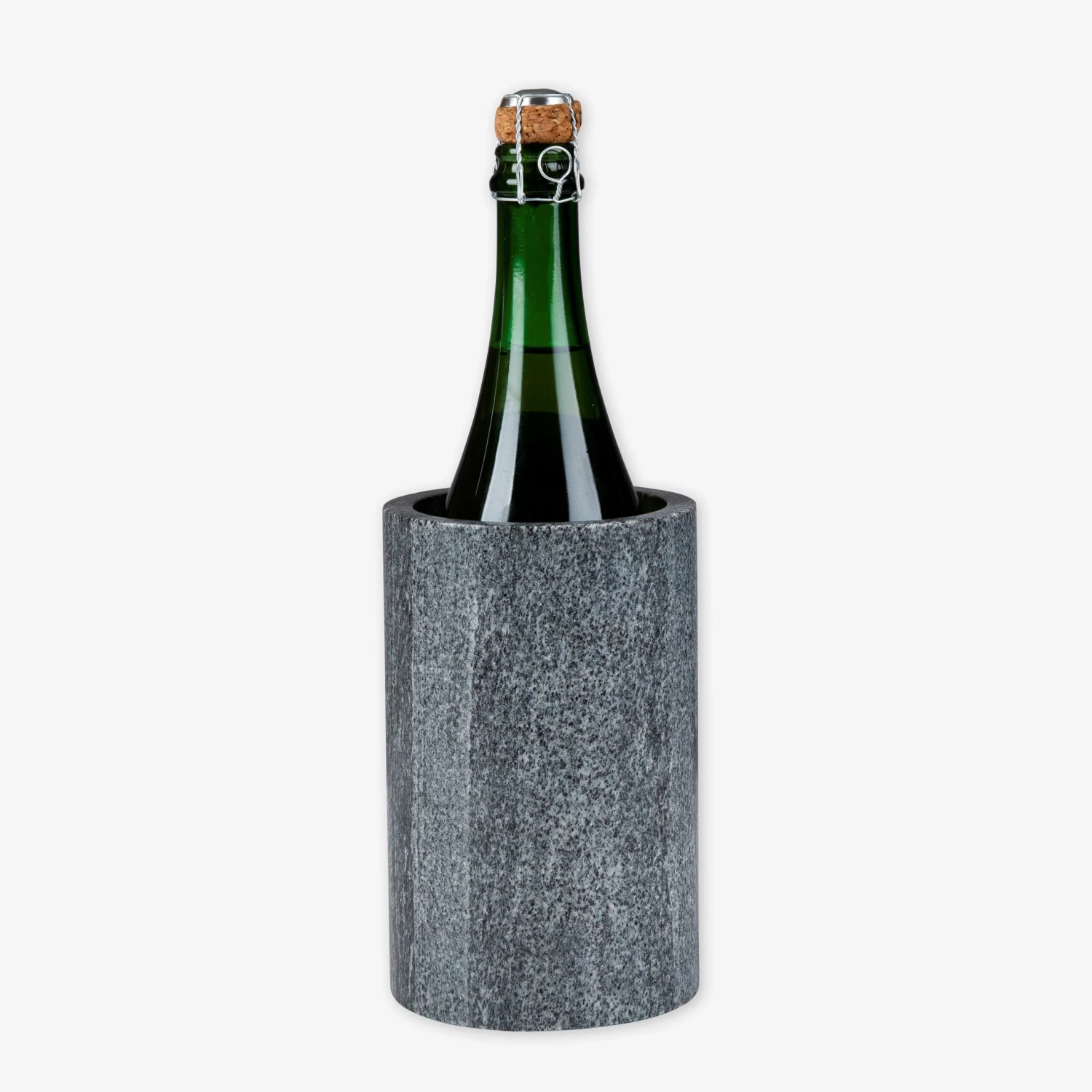 Weinkühler/Utensilienhalter Marmor Dunkelgrau 4 Weinkühler/Utensilienhalter Marmor Dunkelgrau – Bild 2