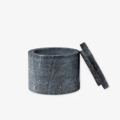 Dose Marmor Dunkelgrau -Heimtextilien Geschäft 402358 35815