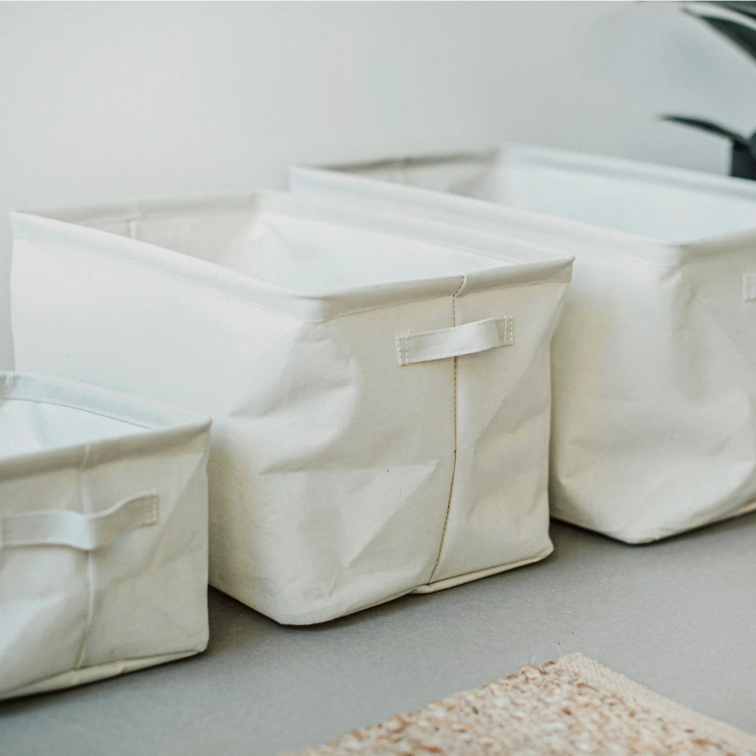 Foldable Basket Medium Creme 8 Foldable Basket Medium Creme – Bild 6