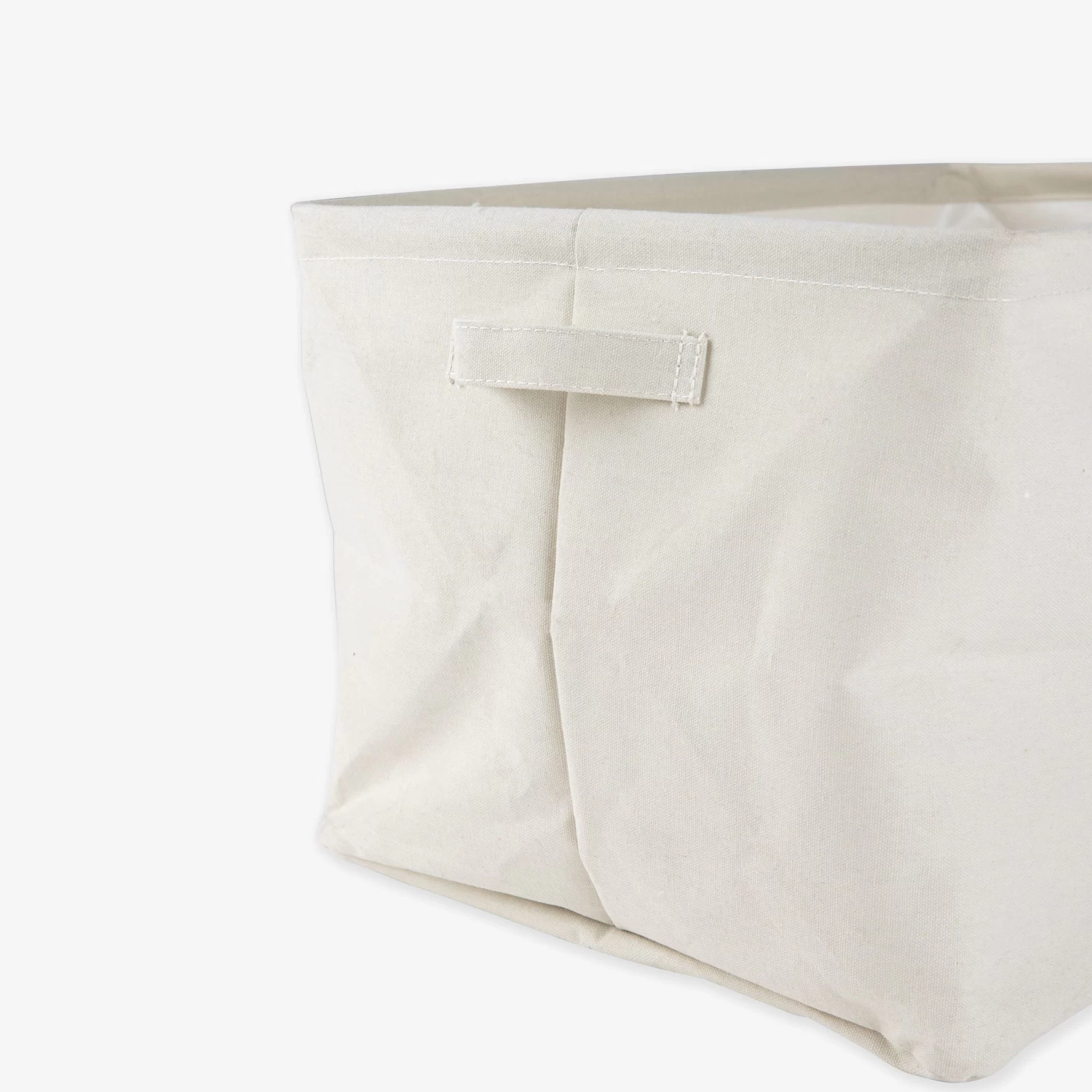 Foldable Basket Large Beige 4 Foldable Basket Large Beige – Bild 2