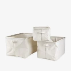 Foldable Basket Large Beige 11 Foldable Basket Large Beige -Heimtextilien Geschäft 402369 35190