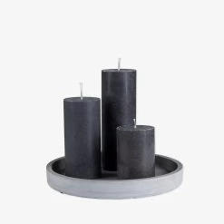 Kerzenuntersetzer Aus Beton Ø 26 Cm 7 Kerzenuntersetzer Aus Beton Ø 26 Cm -Heimtextilien Geschäft 402482 35760