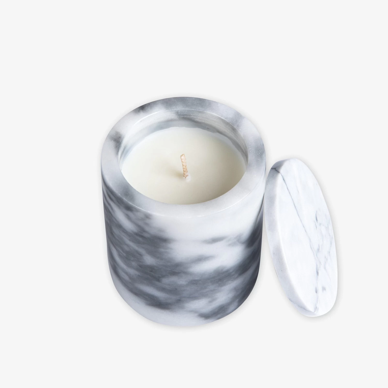 Duftkerze Marble Fresh Cotton 4 Duftkerze Marble Fresh Cotton – Bild 2