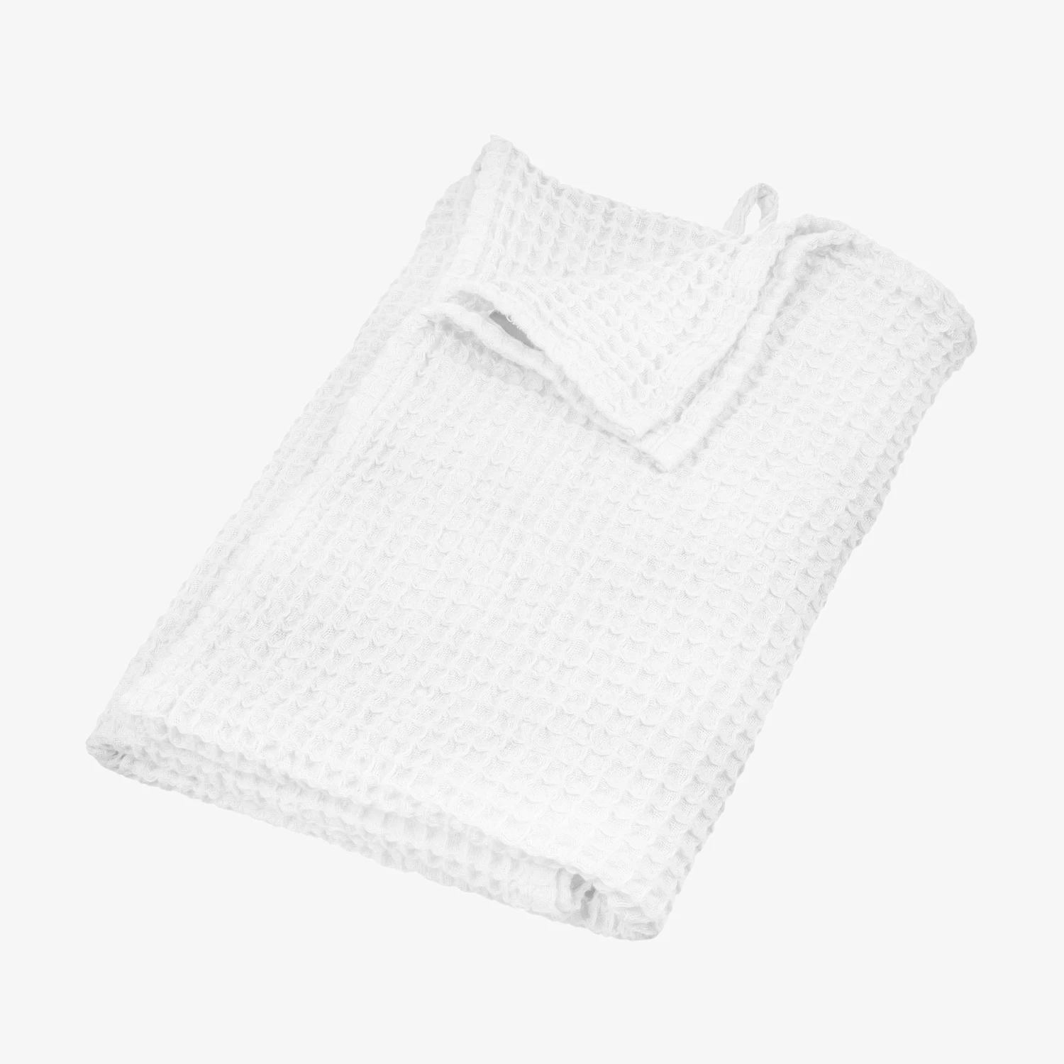 Handtuch Våffla 100x150cm Weiß 6 Handtuch Våffla 100x150cm Weiß – Bild 4