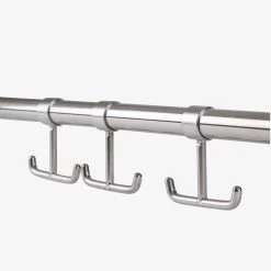 Kleideraufhängung Wand Stahl 78 Cm -Heimtextilien Geschäft 402578 37459