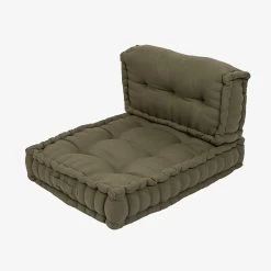 Sitzkissen XL Dunkel Khakigrün