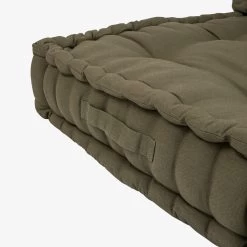 Sitzkissen XL Dunkel Khakigrün -Heimtextilien Geschäft 402642 38170