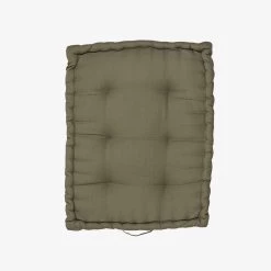 Sitzkissen XL Dunkel Khakigrün -Heimtextilien Geschäft 402642 38172