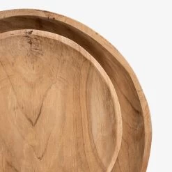 Untersetzer Holz Ø40 Cm -Heimtextilien Geschäft 402669 37853