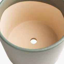 Topf/Schale Steingut 15 Cm Grün -Heimtextilien Geschäft 402678 38644