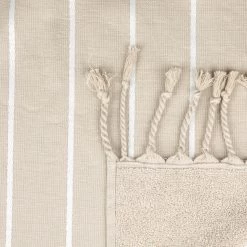 Handtuch Hamam Frottee Sand-Beige -Heimtextilien Geschäft 402737 38752