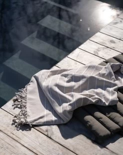 Handtuch Hamam Frottee Sand-Beige -Heimtextilien Geschäft 402737 38834