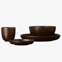 DUKA Toscana Essteller, 25 Cm, Braun -Heimtextilien Geschäft 920 402629 38226