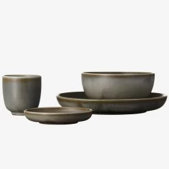 DUKA Toscana Essteller, 25 Cm, Grün -Heimtextilien Geschäft 920 402630 38229