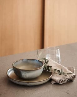 DUKA Toscana Essteller, 25 Cm, Grün -Heimtextilien Geschäft 920 402630 38922