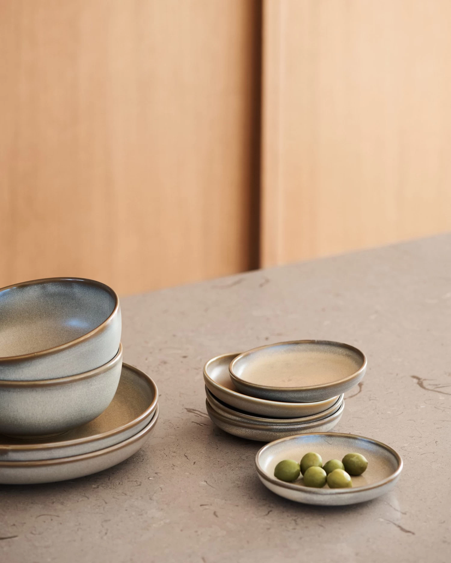 DUKA Toscana Teller 13 Cm, Grün 6 DUKA Toscana Teller 13 Cm, Grün – Bild 4