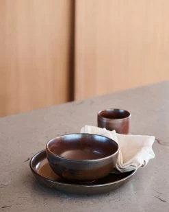 DUKA Toscana Schale 17,5 Cm, Braun -Heimtextilien Geschäft 920 402633 38914