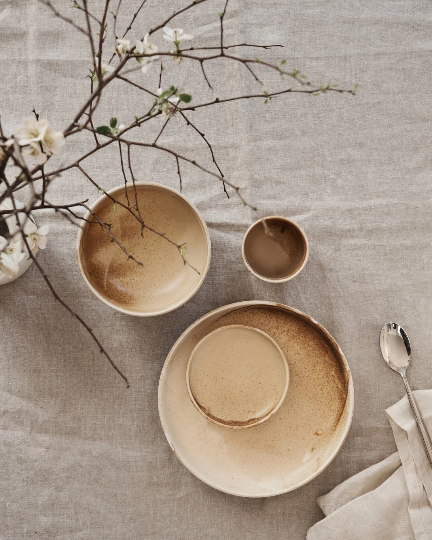 DUKA Toscana Teller 13,5 Cm, Beige 7 DUKA Toscana Teller 13,5 Cm, Beige – Bild 5